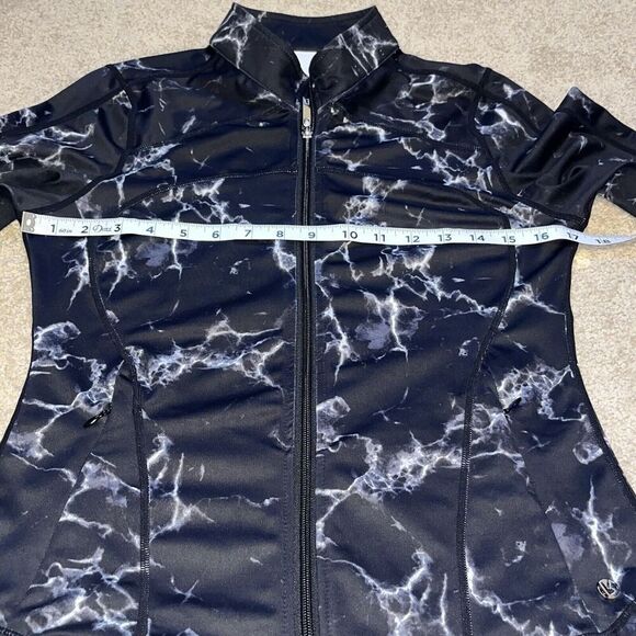 Buffbunny (M) Limitless Fitted Jacket Full zip Logo Gym Workout Collared - Picture 11 of 15